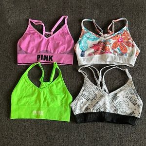 Pink sports bra bundle